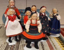 Announcing a new exhibit: “Vintage Costumed Dolls of Norway”